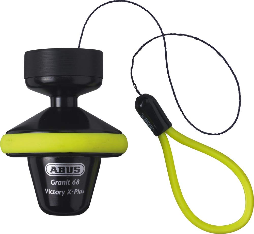 ABUS GRANIT Victory XPlus 68 black Anti-theft protection yellow