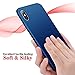 IPhone X Case,Sahiyeah Soft Liquid Silicone Protective Cover Smooth Shockproof Drop Proof Shell for IPhone X /10 5.8in,Blue