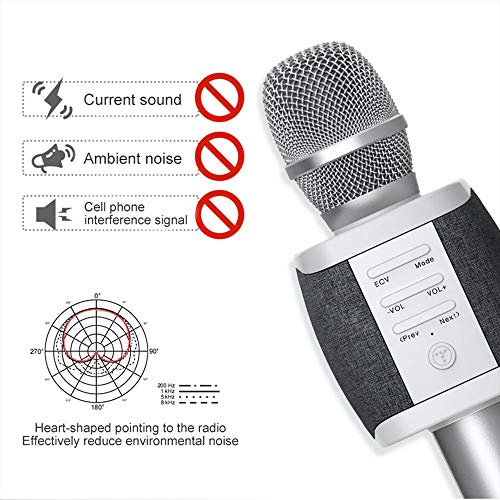 TOSING XR Wireless Bluetooth Karaoke Microphone,Louder Volume 10W Power