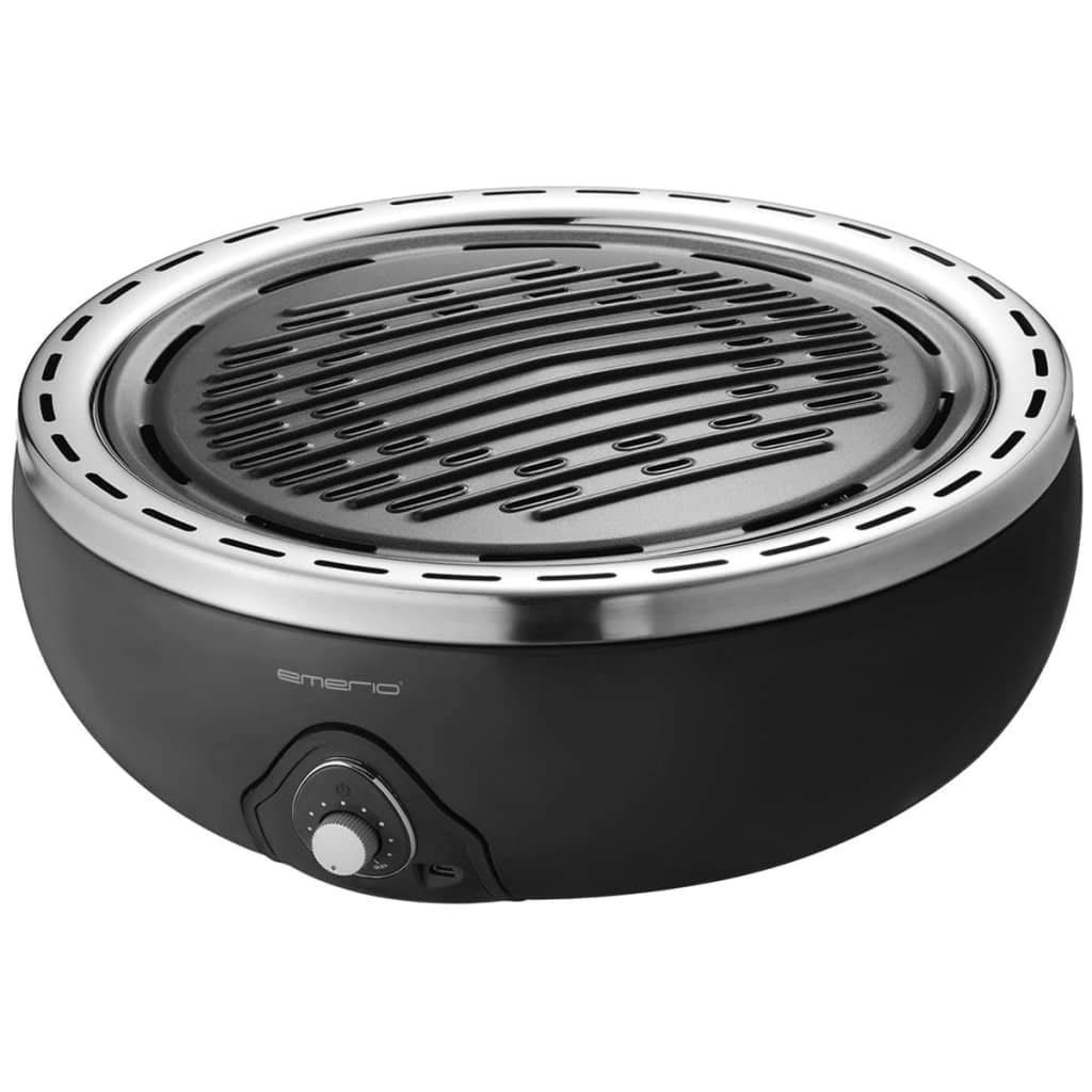 Emerio Fan Grill Charcoal Grill Black
