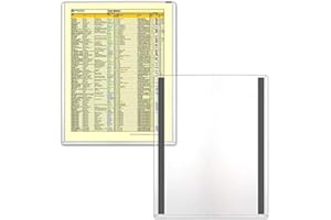 STORE SMART - Magnetic Frames - Rigid Plastic - 20-Pack - 8 1/2" x 11" - Lean / 5S / Six Sigma (HPP812X11M-LEAN-20)