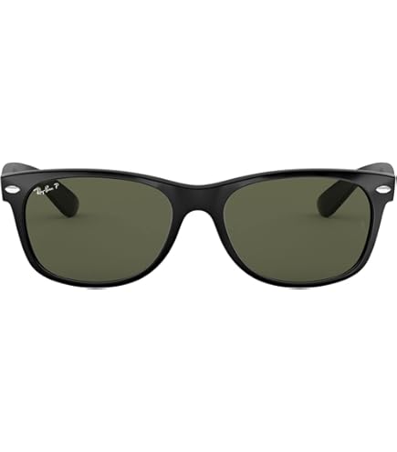 Amazon.com: Ray-Ban Man Sunglasses Black Frame, G-15 Green Lenses