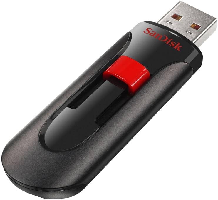 SanDisk Cruzer Glide 256GB USB Flash Drive USB 2.0 Red Black SecureAccess