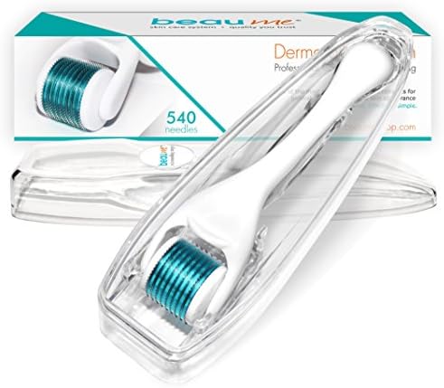 BEAUME® Dermaroller with 540 faceted needles made of medical stainless steel, the original, needle length:0.20mm