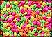 20 gram Czech Glass Preciosa 2 Hole Pressed Beads Twin Neon (UV Active) Mix Opaque