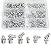 Taxutor Hydraulic Grease Fittings SAE Standard 120-Piece Kit – Straight, 90 Degree, 45 Degree Angled Grease Zerks Fitting Assortment Set