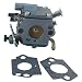 KIPA Carburetor for Stihl MS200 200T MS200T Chainsaw Zama C1Q-S126B Carb 1129 120 0653 with Mounting Gasket