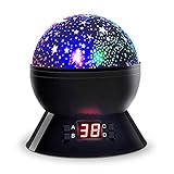 Star Projector, Night Lights for Kids- LBell Rotating Cosmos Star Sky Night Lamp with Timer for Kids Girls Boys and Baby