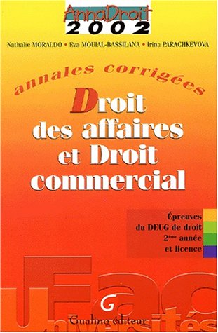 Droit des affaires et droit commercial