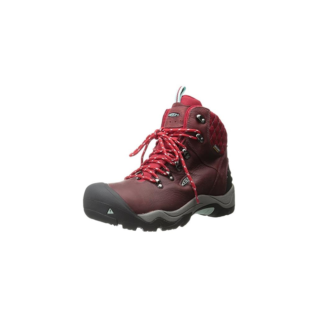 KEEN Women's Revel III Winter Boot, Racing Red/Eggshell, 10 M US Pretty Boots and Shoes