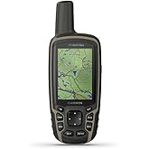 Garmin GPSMAP 64sx, Handheld GPS with Altimeter and Compass, Preloaded With TopoActive Maps, Black/Tan