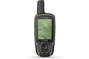 Garmin GPSMAP 64sx, Handheld GPS with Altimeter and Compass, Preloaded With TopoActive Maps, Black/Tan