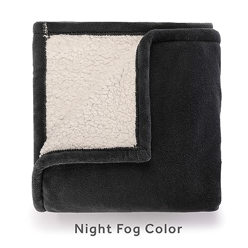 Sunbeam Royal Luxe Sherpa Night Fog Heated Blanket Twin Pricepulse