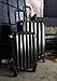 Genius Pack Hardside Luggage Spinner - Smart, Organized, Lightweight Suitcase - TSA Approved Maximum Allowance Cabin Size (Aerial - 2 Piece Set - Jet Black)