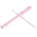Lot-Yes 8-Hole Soprano Descant Recorder with Cleaning Rod + Case Bag Music Instr
