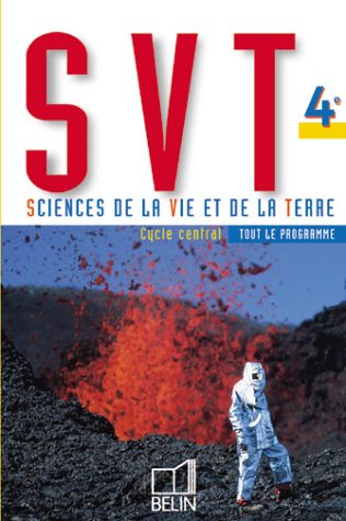 SVT, sciences de la vie et de la terre, 4e