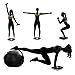 Balance Board, Sportneer Wooden Wobble Boards for Exercise, Gym, Stability Training, Physical Therapy, Rehab, 15.7'' Diameter, Black