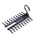 Bondream 3 Piece Cross X Tie Rack Tie Belt Rack Organizer Hanger Non-Slip Clips Holder with 360 Degree Rotation, Securely Up to 20 Ties