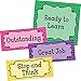 Really Good Stuff Classroom Behavior EZ-Tuck Clip ’N’ Track Pocket Chart and Clothespins – Track Student Actions Easily Each Day