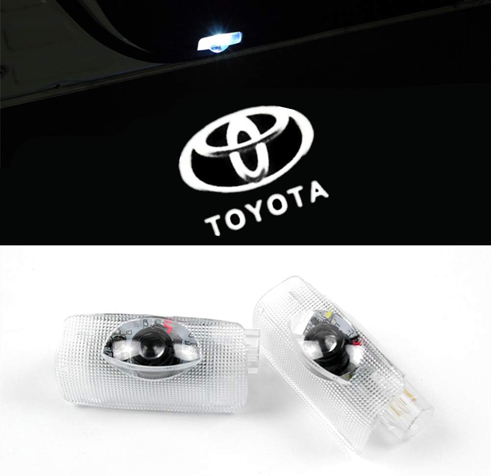 Amazon Huaye 2 個 カーテシランプ トヨタ車用 For Toyota White カーテシーランプ 車 バイク