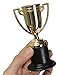 Kidsco Plastic Trophies – 12 Pack 4 Inch Cup Golden Trophies For Children, Competitions, Awards, Parties, Party favors, Props, Rewards, Prizes, Games, School, Field Day, Boys And Girls - By