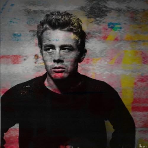 Parvez Taj 18 by 18-Inch James Dean torn Sweater No.1 Artwork