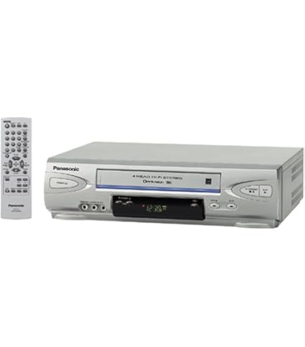 Amazon.com: Panasonic PV-V4623S 4-Head Hi-Fi VCR, Silver : Electronics