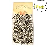 Italian Donne Del Grano Zebra Bowties (Farfalle Magia Bianca) Hand Made Natural Pasta, 8.8 Ounces