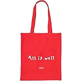 Red Canvas Tote Bag16 X14,100% Cotton Reusable Grocery Bag with Inner Safety Pocket & Long Handles, Large Capacity Summer Beach Tote Bags for Women,Shoulder Cloth Fabric Bag for Shopping,Travel,Work | Red Canvas Tote Bag, Safety Pocket, Long Handles, Summer Beach Tote, 100%cotton