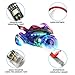 16Pcs Motorcycle LED Lights, HRDJ Strips Kit Multi-Color Accent Glow Neon Lights Lamp Flexible with Remote Controller for Harley Davidson Honda Kawasaki Suzuki Ducati Polaris KTM BMW