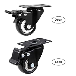 ASHGOOB 2" Caster Wheels Set of 4, Heavy Duty