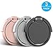 Finger Ring Stand 3 Pack, Ama Forest 360° Rotary Cell Phone Holder Finger Loop Grip Mount Universal Smartphone Kickstand for iPhone 6/6s Plus/ 7/7 Plus, Samsung Galaxy S8/S8,LG –Black Rose gold Silver