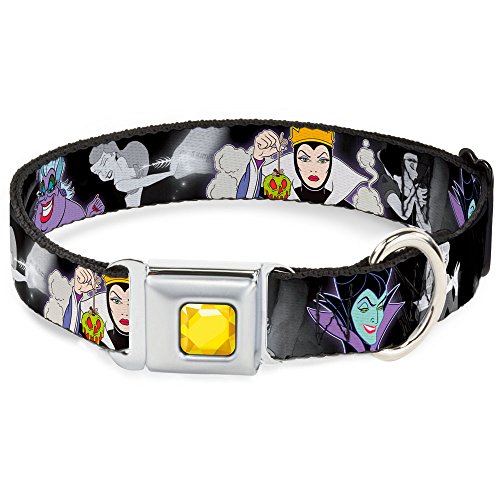Buckle-Down DC-WDY070-S DYAV Princess Gem CLOSE Dog Collar, Small/9-15"