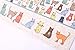 Ulster Weavers Catwalk Tea Towel, 100% Cotton - with Cute Multicoloured Cat Animal Hand Drawn Design - Kitchen and Cooking Gifts for Bakers & Chefs - Homeware & Kitchenware Range