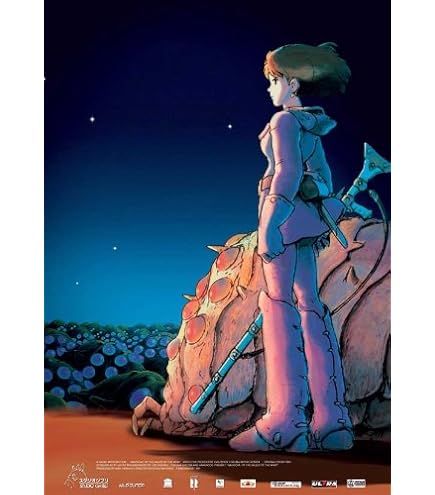 Nausicaä of The Valley of The Wind Poster mural sur toile pour décoration de salon 40 x 60 cm