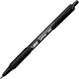 BIC Soft Feel Ballpoint Pens Retractable Black 1.0 mm Pack of 12 view 5