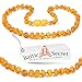 Premium Amber Teething Necklace / Extra Safe / 50% Richer and Higher in Value / Sizes from 11.6 IN to 14.7 IN/ Reduces Teething Symptoms Naturally /HNY.U-BRQ / 31.5CM / 12.4IN