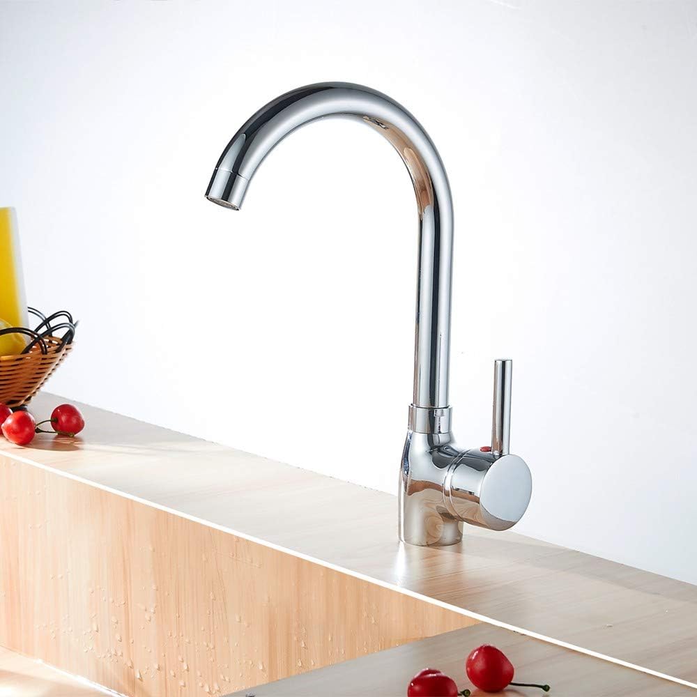 Heable Single Lever Kitchen Tap Swivel Spout Kitchen Sink Mixer Taps