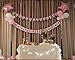Cartoon Birthday Banner,Kids Birthday Party Decoration For Girls, Pink