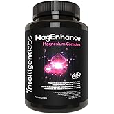 Intelligent Labs MagEnhance Magtein Magnesium Complex Supplement L-Threonate with Magnesium Glycinate and Taurate, 90 Capsule