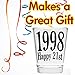 Shot Glass - Happy 21st Birthday Gift - Celebrate Turning Twenty One 21 (1998)