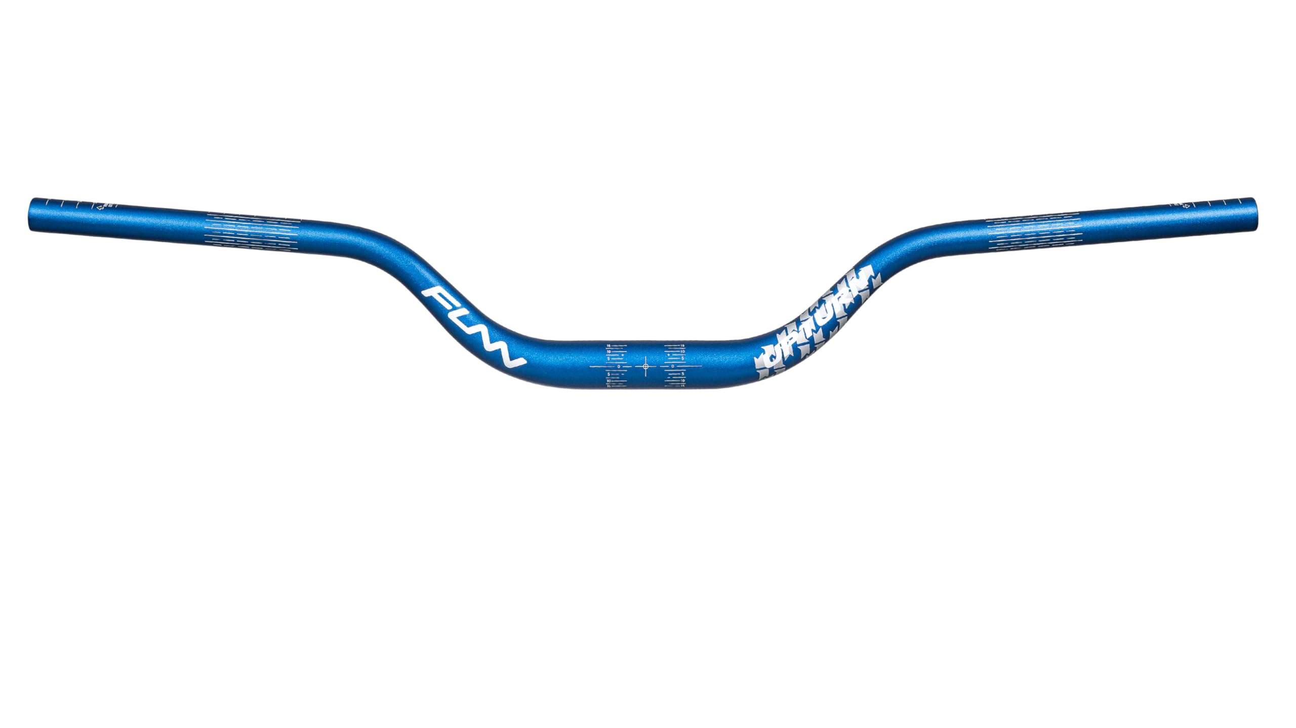 Funn Upturn High-Rise Mountain Bike Handlebar with Bar Clamp 31.8mm and Width 785mm, Durable and Lightweight Alloy Riser Handlebar for MTB and BMX Bike, Rise 75mm MTB Handlebar (Blue)