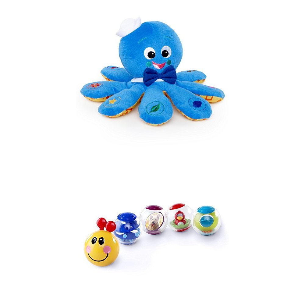 Baby Einstein Octoplush Plush Toy & Baby Einstein Roller-pillar Activity Balls Toy