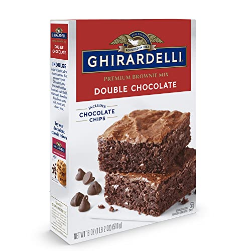 GHIRARDELLI Double Chocolate Premium Brownie Mix, 18 Oz Pricepulse