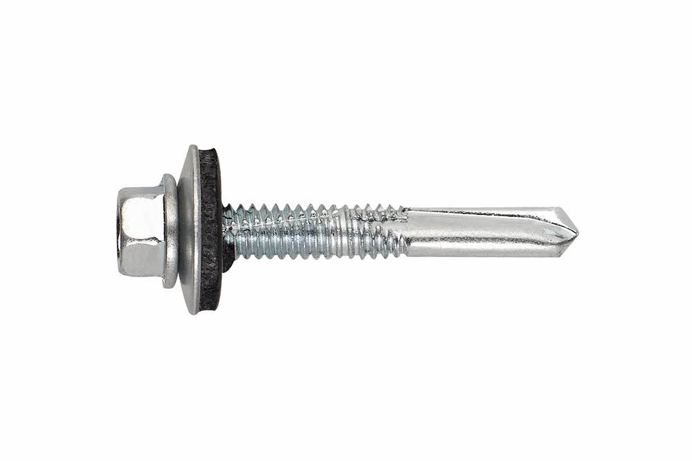 Index auto16532 – Screw Viga Tip Drill Bit N 5 Hex Head with Zinc Plated P-16 Washer 5.5 x 32