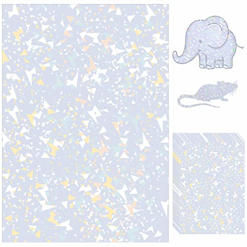 20 Sheets Transparent Holographic Overlay Lamination Self Adhesive for ...