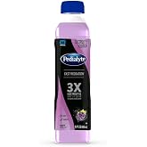 Pedialyte Electrolyte Solution, Grape, Hydration Drink, 1 bottle, half liter each