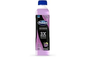 Pedialyte Electrolyte Solution, Grape, Hydration Drink, 1 bottle, half liter each