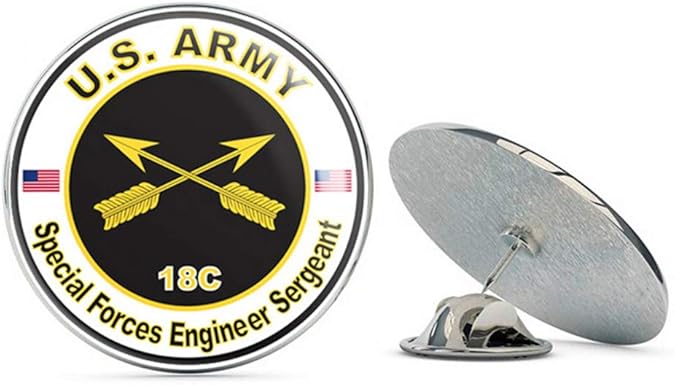 Amazon Veteran Pins U S Army MOS 18C Special Forces Engineer 