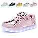 CIOR Kids Boy and Girl's 11 Color LED Sneakers Light Up Flashing Shoes,103,L06,31